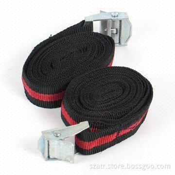 Car Buckle Tie Down with Natch Wheel, Measuring 1-inch x 2.5m